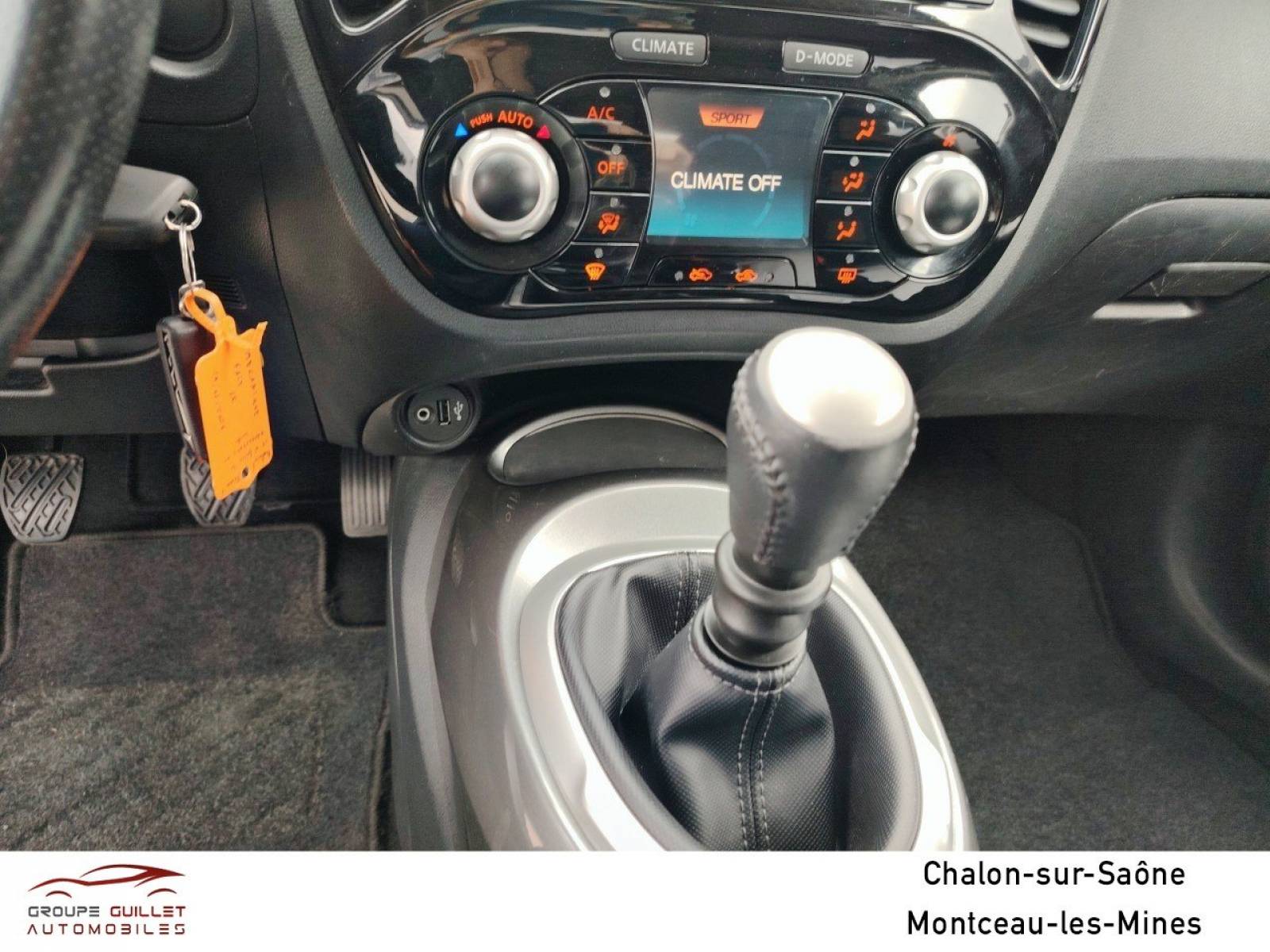 NISSAN Juke 1.2e DIG-T 115 Start/Stop System - véhicule d'occasion - Groupe Guillet - Opel Magicauto Chalon - 71380 - Saint-Marcel - 18