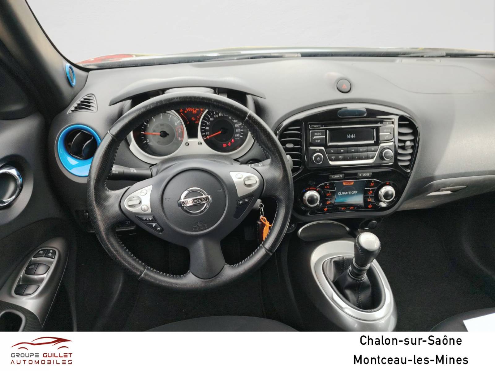 NISSAN Juke 1.2e DIG-T 115 Start/Stop System - véhicule d'occasion - Groupe Guillet - Opel Magicauto Chalon - 71380 - Saint-Marcel - 8