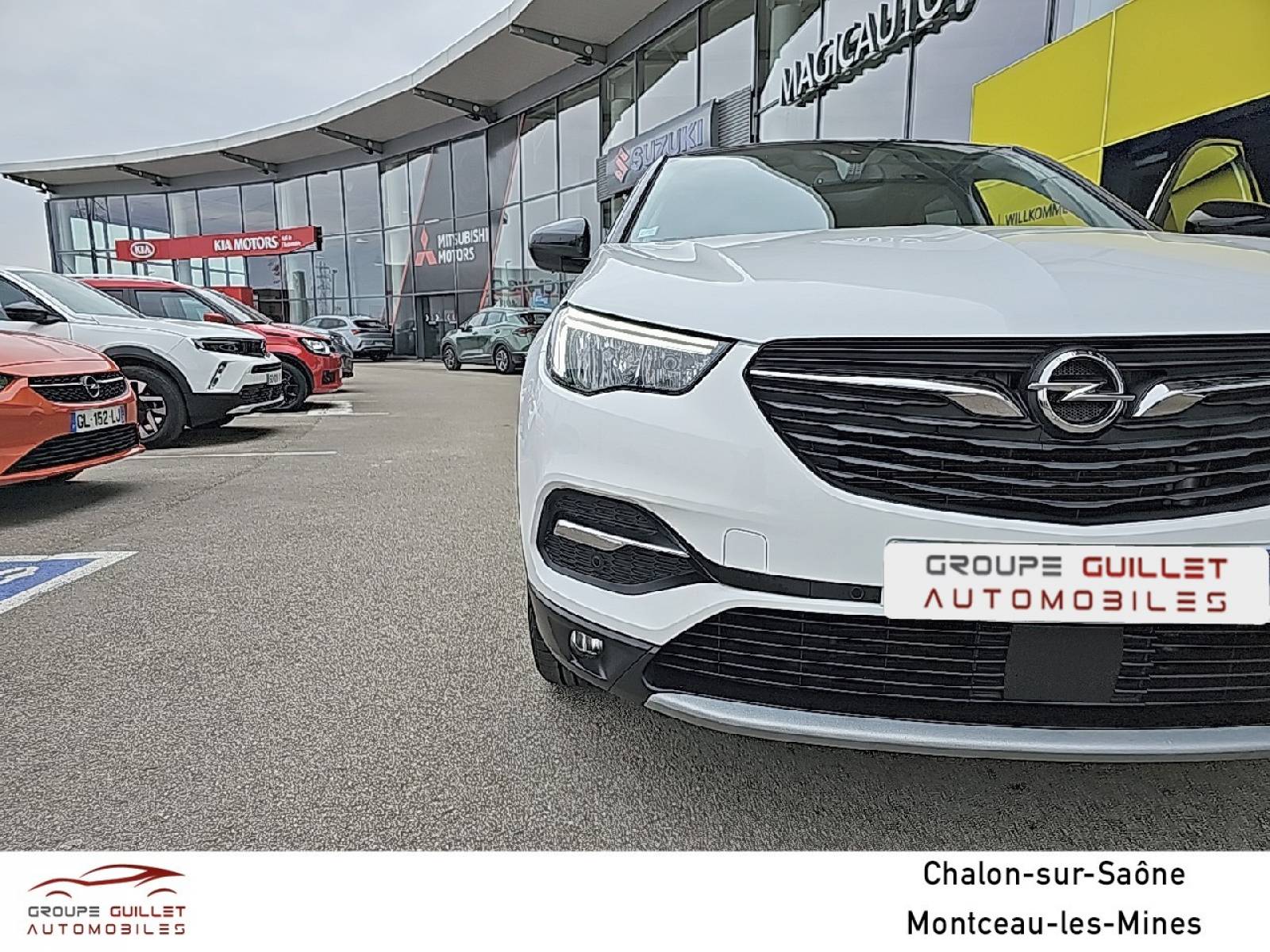 OPEL Grandland X 1.2 Turbo 130 ch - véhicule d'occasion - Groupe Guillet - Opel Magicauto Chalon - 71380 - Saint-Marcel - 46